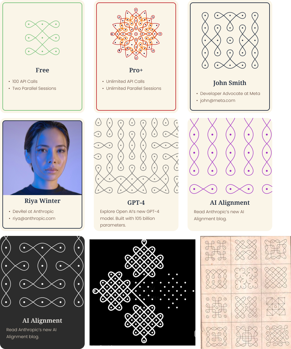 Kolam shape refinement 2